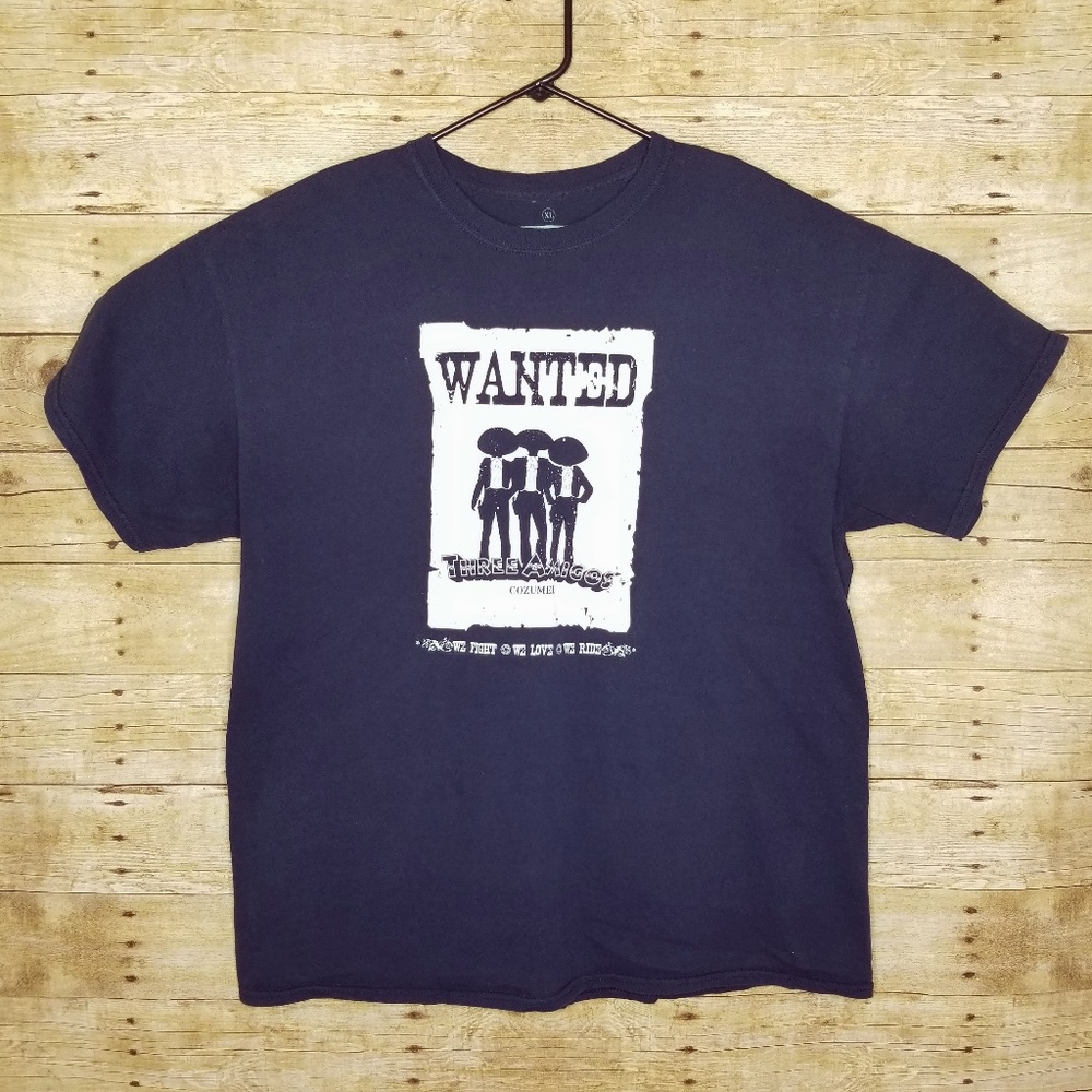 Three Amigos Cozumel Adult XL Graphic Tee Shirt